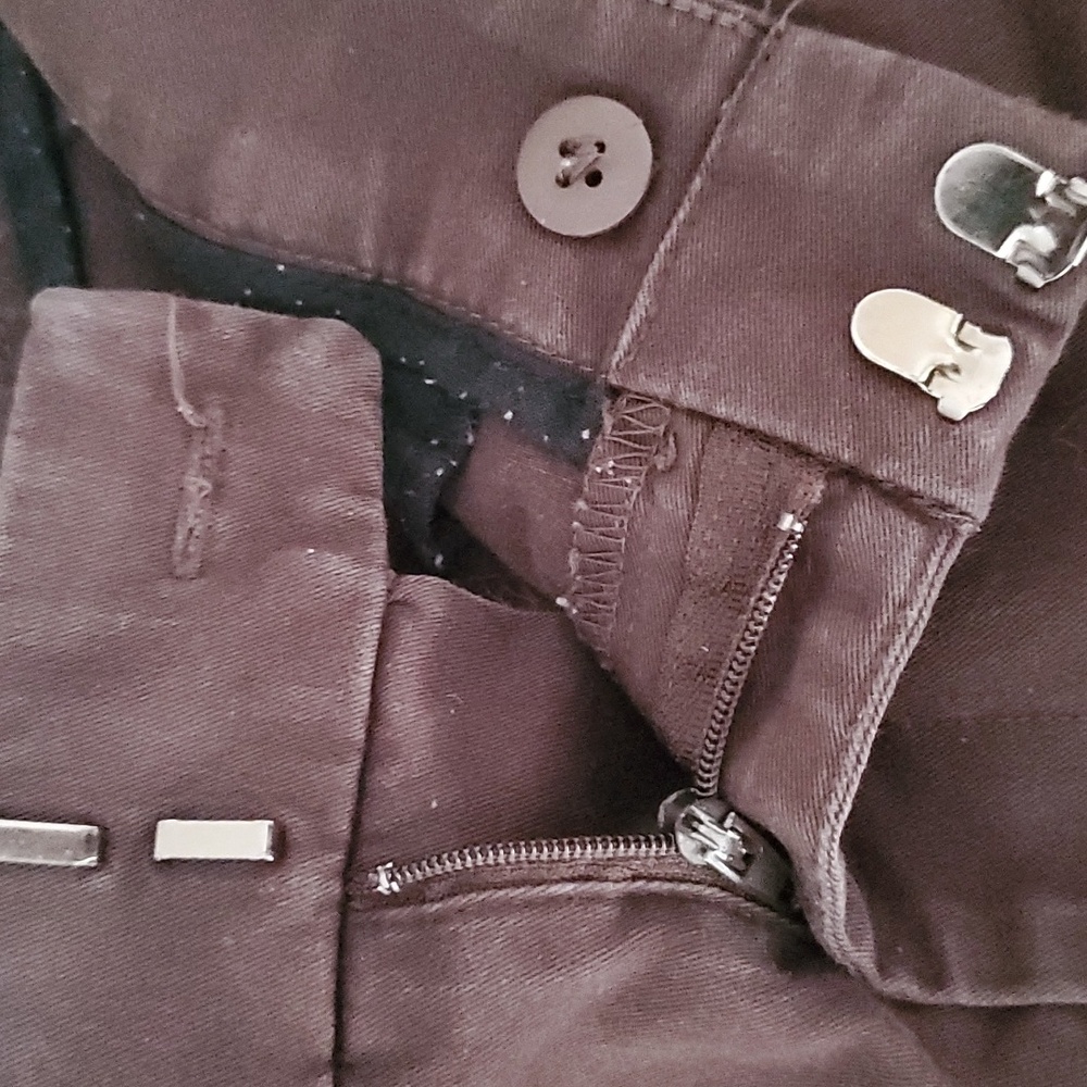 Dockers Brown Trousers Size 14 Tall - Picture 6 of 9